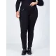 Plus Size Παντελόνι Ποντοστόφα Μαύρο