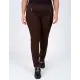 Plus Size Παντελόνι Ποντοστόφα Καφέ