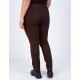 Plus Size Παντελόνι Ποντοστόφα Καφέ