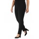 Plus Size Παντελόνι Scuba Crep Μαύρο