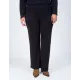 Plus Size Σετ Πλεκτό Rib Μαύρο