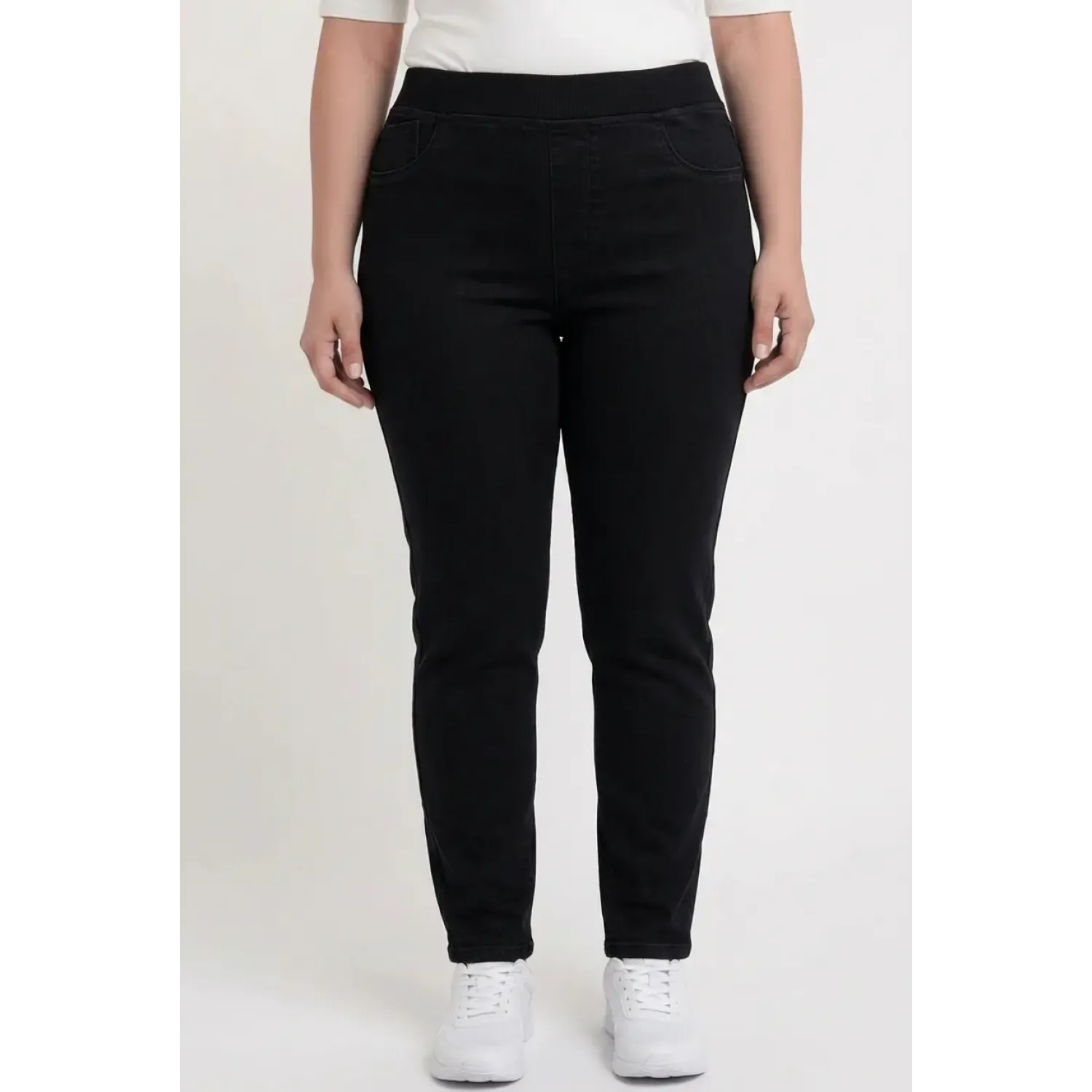 Plus Size Παντελόνι Jean Μαύρο