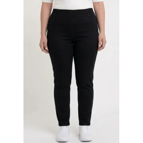 Plus Size Παντελόνι Jean Μαύρο