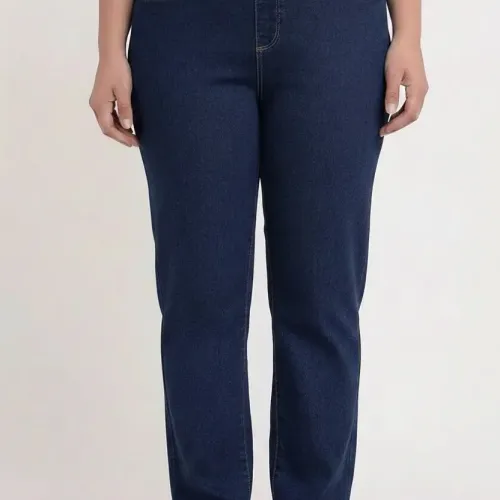 Plus Size Παντελόνι Jean Μπλε