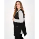 Plus Size Καζάκα Scuba Crep Μαύρο