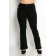 Plus Size Παντελόνι Jean Push Up Μαύρο