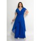Plus Size Φόρμα Ολόσωμη Κρουαζέ Ρουά