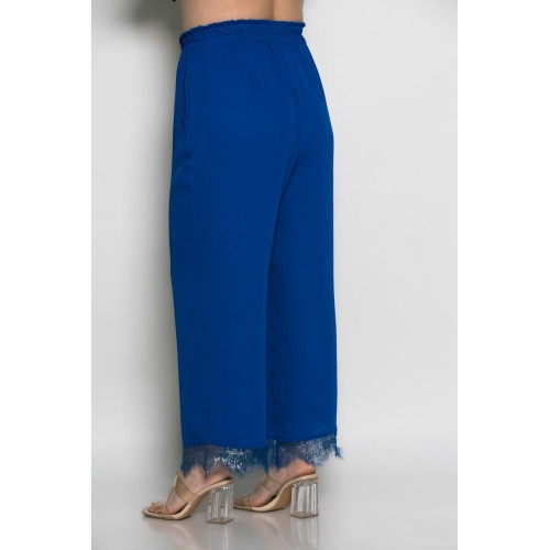 Plus Size Παντελόνι με λάστιχο Ρουά