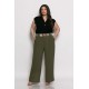 Plus Size Μπλούζα Minimal Detail Μαύρο