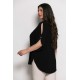 Plus Size Μπλούζα Kalma Μαύρο