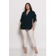 Plus Size Μπλούζα Kalma Μπλε