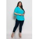 Plus Size Μπλούζα Kalma Γαλάζιο