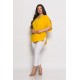 Plus Size Μπλούζα Kalma Κίτρινο