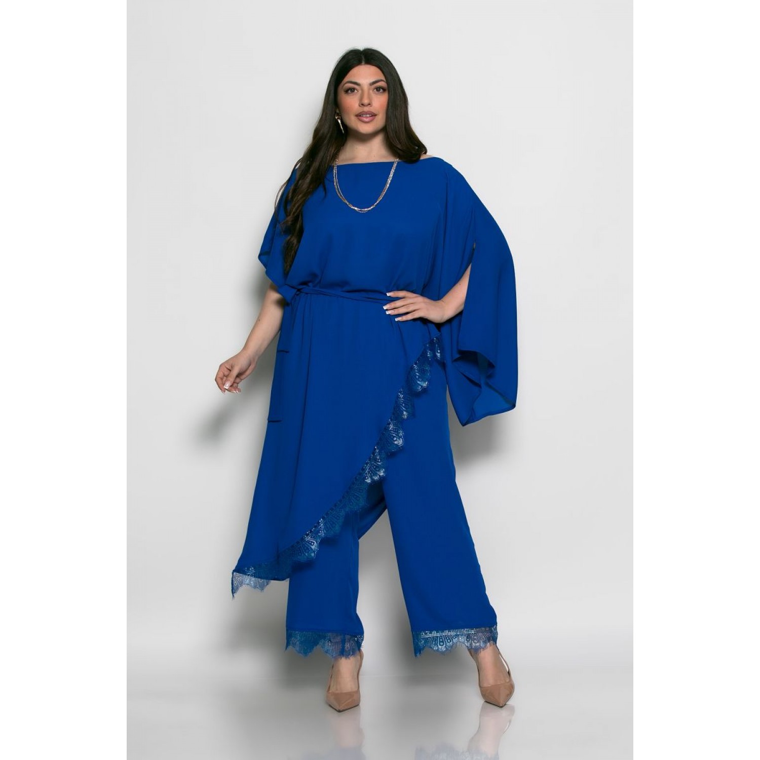 Plus Size Μπλούζα τουνίκ Ρουά