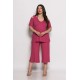 Plus Size Μπλούζα Ριπ Dusty Pink
