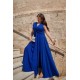 Plus Size Φόρεμα Αμάνικο Glitter Ρουά