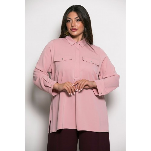 Plus Size Μπλούζα Margaret Ροζ