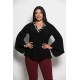 Plus Size Μπλούζα Jersey Μαύρο
