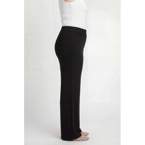 Plus Size Παντελόνι Jersey Μαύρο