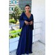 Plus Size Φόρεμα Glitter Μπλε