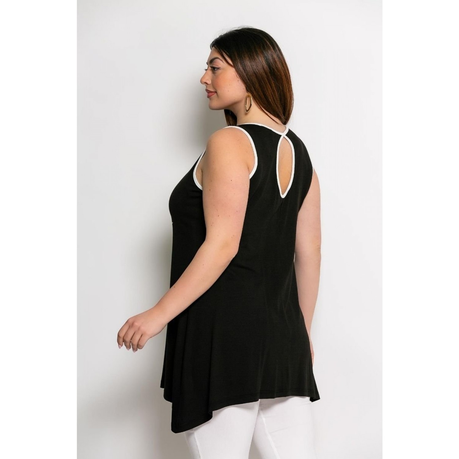 Μπλούζα Αμάνικη Viscose Μαύρο 2-3249-1