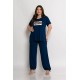 Μπλούζα Α Γραμμή Viscose 2-3978-2 Μπλέ