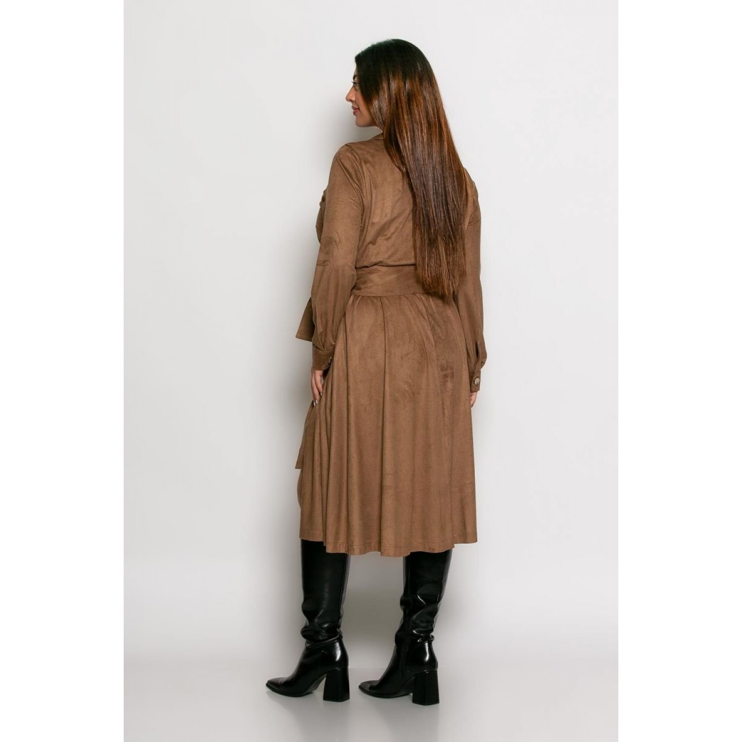 Φόρεμα Suede Κωδικός: 2-7110-3 Camel