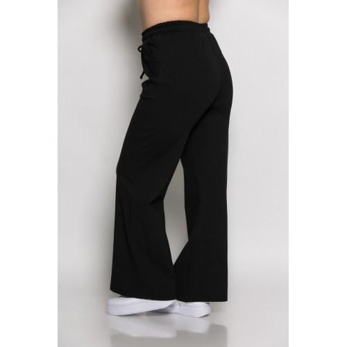 Παντελόνα Comfy Ισόφαρδη Μαύρο 1-1572-1
