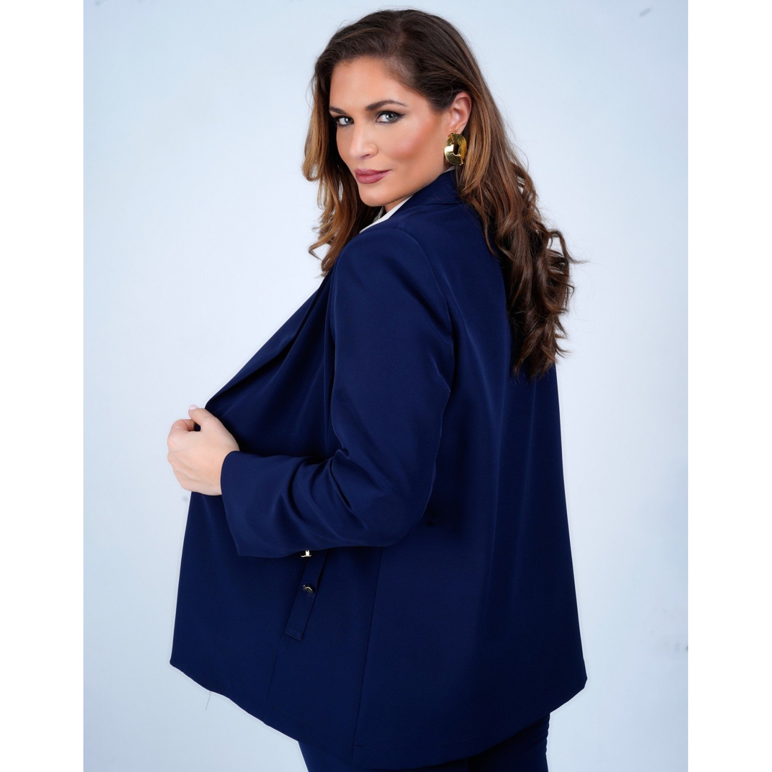 Σακάκι Blazer Αφοδράριστο Μπλε