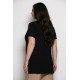 Mπλούζα Chic T-shirt Me Strass Μαύρο