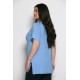 Mπλούζα Chic T-shirt Me Strass Σιέλ
