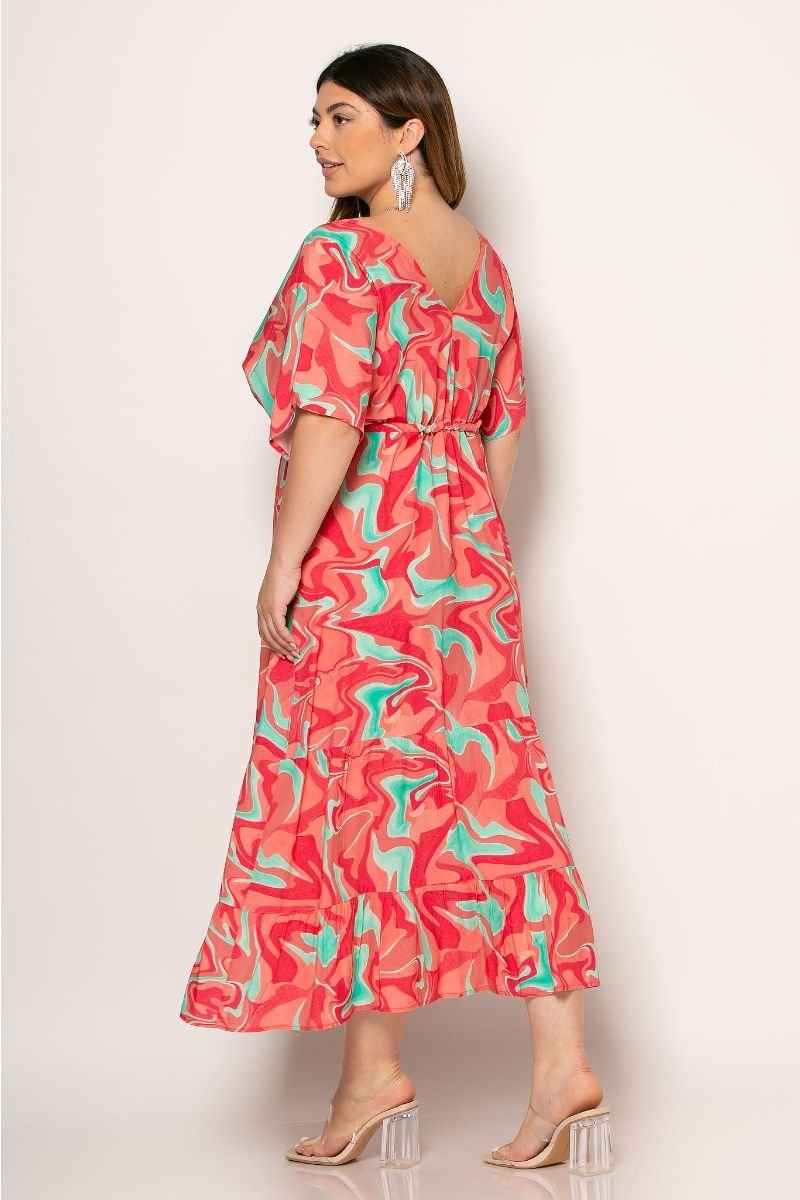 Φόρεμα Καφτάνι Κωδικός: 2-7206-6 Φούξια