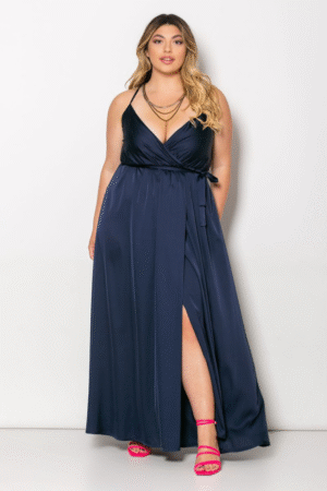 Andria Dress Μπλε 4-7142-2
