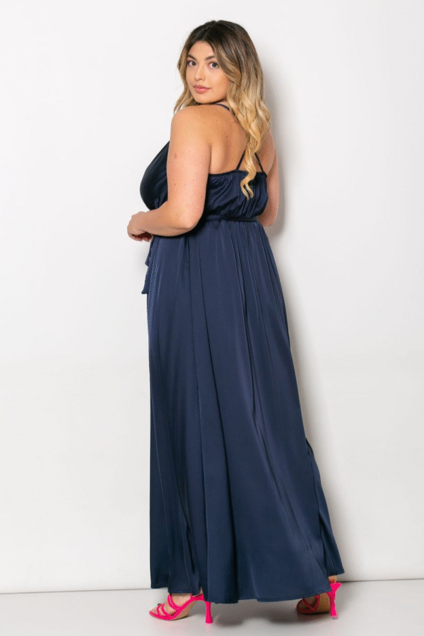 Andria Dress Μπλε 4-7142-2 - Image 2