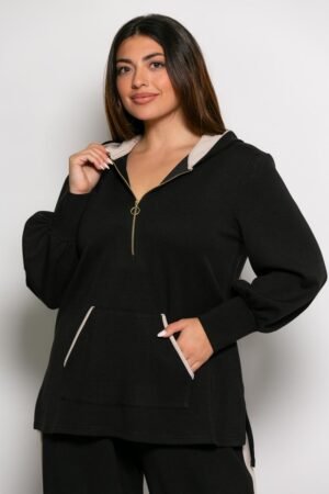 Μπλούζα Feather Φούτερ Κωδικός: 2-3935-1 Μαύρο