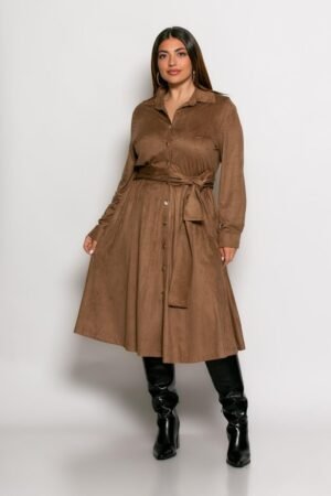 Φόρεμα Suede Κωδικός: 2-7110-3 Camel