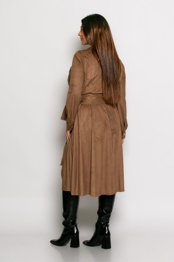 Φόρεμα Suede Κωδικός: 2-7110-3 Camel - Image 2
