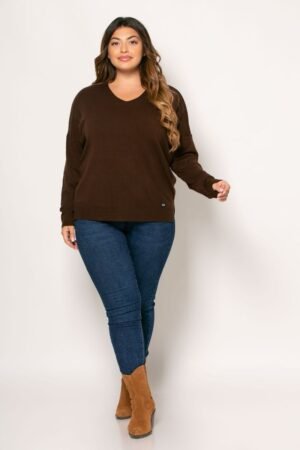 Μπλούζα Pullover Nelly Κωδικός: 2-9478-11 Καφέ