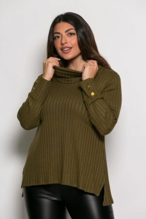 Μπλούζα Softy Ριπ Κωδικός: 2-3190-4 Χακί