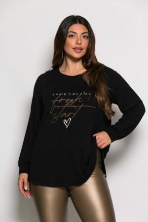 Μπλούζα Dreams Κωδικός: 2-3682-1 Μαύρο
