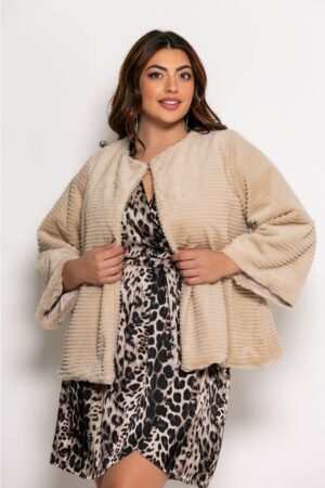 Παλτό Γούνα Κωδικός: 2-4163-2 Εκρού