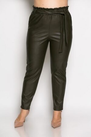 Παντελόνι Wild Δερματίνη Κωδικός: 2-1356-3 Χακί