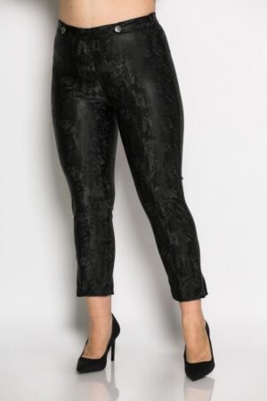 Παντελόνι Ματ Δερματίνη Κωδικός: 2-1567-2 Μαύρο