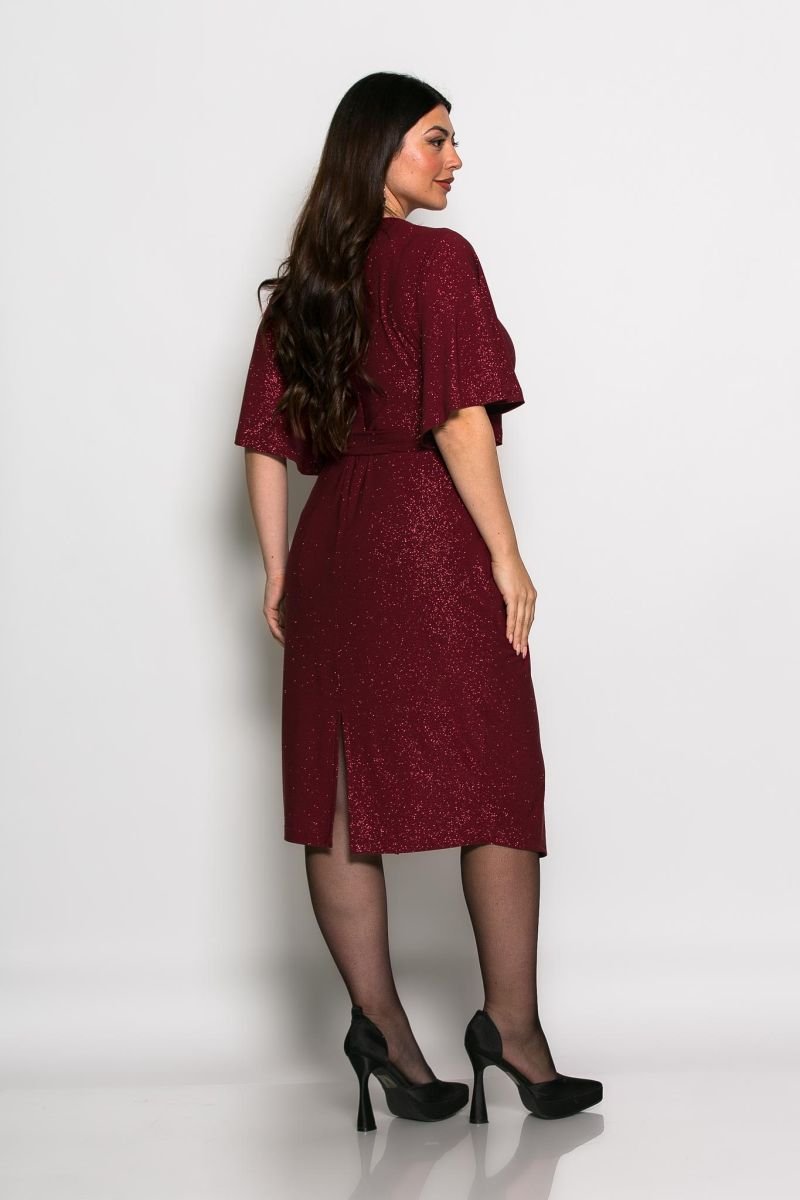 Φόρεμα Grand Glitter Κωδικός: 2-7221-3 Μπορντό - Image 2
