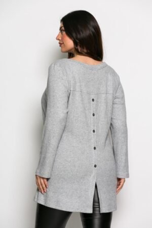 Μπλούζα Πλεκτή Κωδικός: 2-3911-3 Γκρι