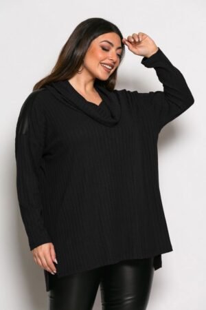 Μπλούζα Oversized Κωδικός: 2-3957-1 Μαύρο