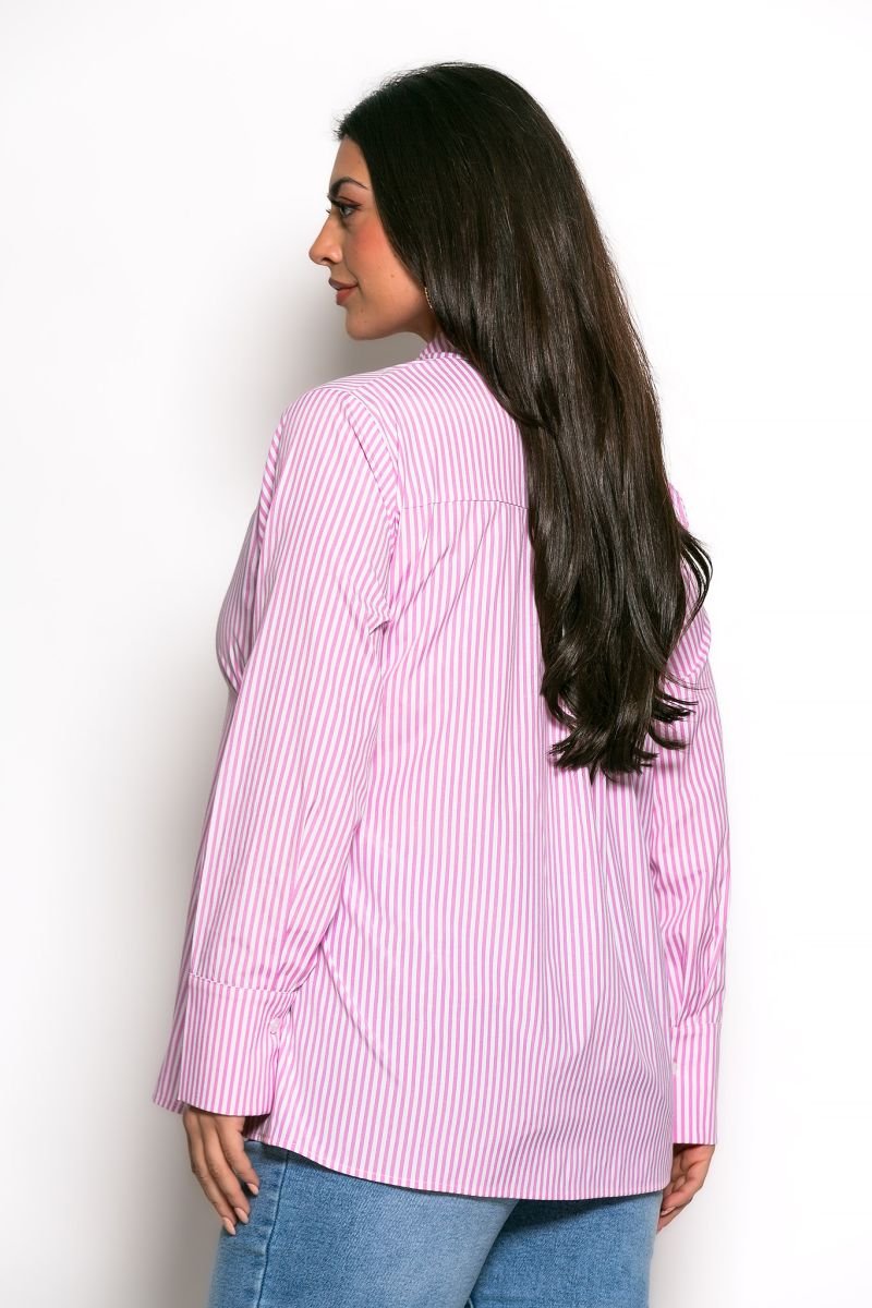 Πουκάμισο Βachata Ριγέ Ροζ - Image 2