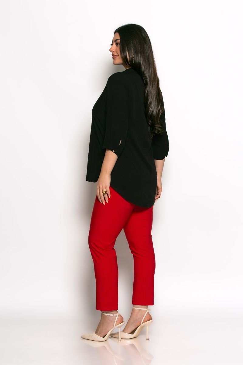 Μπλούζα Peaceful Με Φερμουάρ Μαύρο - Image 2