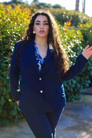 Σακάκι Muse Ανορθωτικό Με Κουμπιά Μπλε