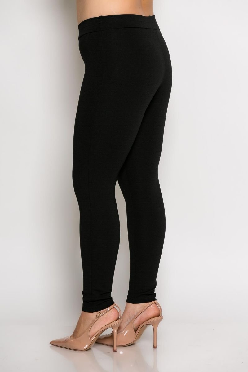 Παντελόνι Κολάν Ελαστικό Viscose Μαύρο - Image 2